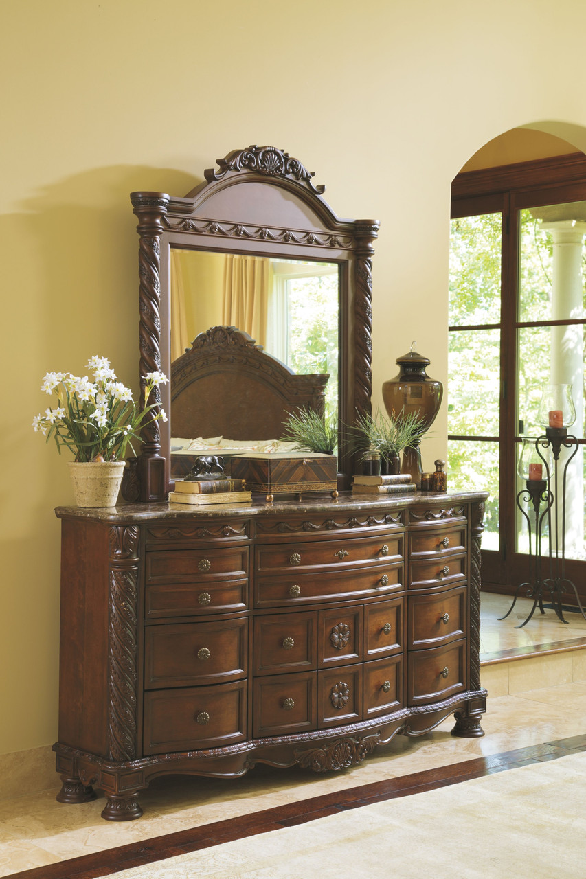 bedroom dresser with mirror